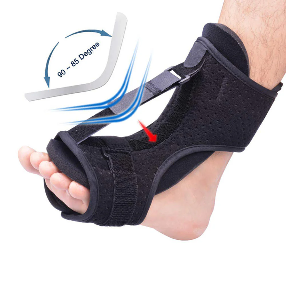 ankle foot brace | elastic foot brace | foot brace | foot brace for drop foot | left foot brace