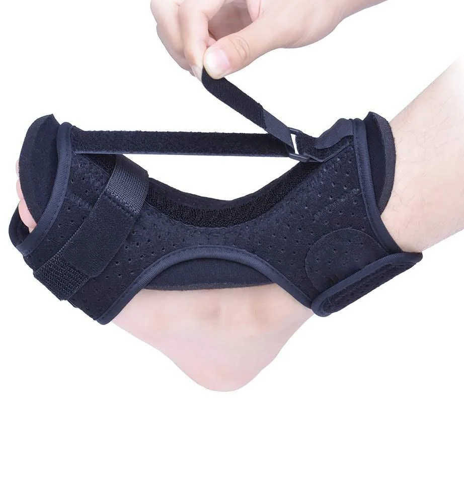 ankle foot brace | elastic foot brace | foot brace | foot brace for drop foot | left foot brace